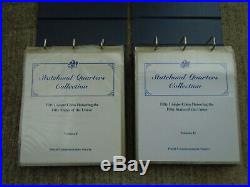 Statehood Quarters Collection Postal Commemorative Society Vol. 1 2 Complete Set