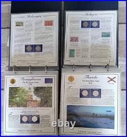 Statehood Quarters Collection Vol I & II Postal Commemorative Society Complete