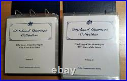 Statehood Quarters Postal Commemorative Society Vol 1 & 2 Complete Set