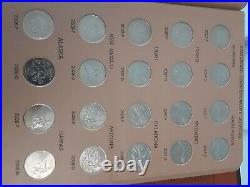 Statehood quarters complete sets 1999-2008 D+P All 100 Coins + 2009 p & d unc
