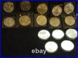 Super Complete Set Of 35 Unc. 1986-2020 American Silver Eagles In Nice Wooden Box