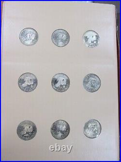 Susan B Anthony Complete Set With Proofs & Type 2's 18 Bu Coins In Dansco Q4j7