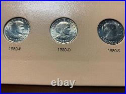 Susan B. Anthony Dollar Complete 18-Coin Set (Dansco Album)