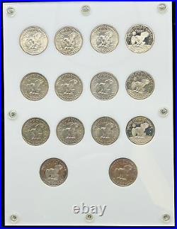 Susan B Anthony Dollar Complete Set Includes Type 2 Proofs in CAPITAL PLASTICS