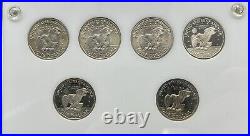 Susan B Anthony Dollar Complete Set Includes Type 2 Proofs in CAPITAL PLASTICS