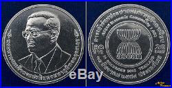 Thailand 20 Baht Full Set 70 Coins Complete King Bhumibol Reign 1995 To Date