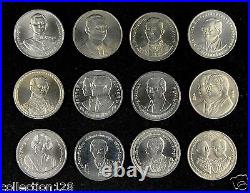 Thailand Commemorative Coins 20 Baht, Complete Set of 61 Pieces, Seldom