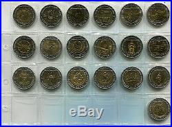 Thailand Complete 61 Coin 10 Baht Bi Metallic Set 1996 2012 Rama IX Thai d