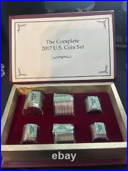 The Complete 2017 U. S. Coin Set (Danbury Mint) Never Circulated
