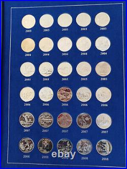 The Complete Gold Layered STATEHOOD QUARTER SET 1999-2008. Condition NEW