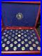 The Morgan Mint 24kt gold plated COMPLETE state set With COA And COO