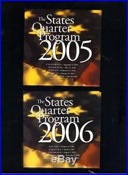 The State Quarter Program Complete Set 1999-2008 + All 6 2009 P&d Territories