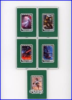 Trading Coins Star Wars Complete Set 10x Coins Mintage 250 RARE 2023 Niue