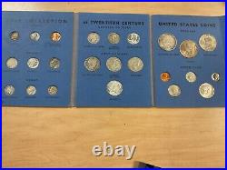 Type Collection of Twentieth Century US Coins Complete Set in Vintage Whit. Fold