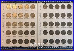 US 50 States Quarters Complete 100 Holes Collector's Folder With Handbook