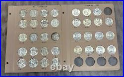 US Coins Franklin Silver Half Dollar Complete Set 1948-63 Gem BU 35 Coins PDS