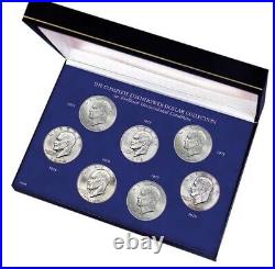 US Coins Ike Eisenhower Dollars 1971-78 Complete Set BU. COA Included