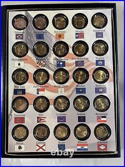 US State Commemorative Quarters Set Gold Layered, COMPLETE SET