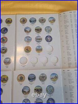 US Statehood Quarters COLORIZED Legal Tender 90-Coin Complete Set 1999-2008