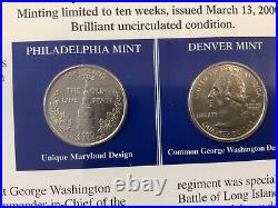 U. S. Fifty State Commemorative Quarters 1999-2008 Complete Set 100 Coins ++MORE