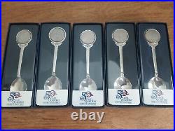 U. S. Mint 50 State Quarters Collector Spoons Complete Set 1999-2008