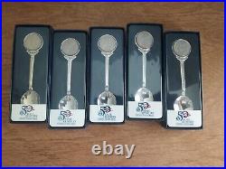 U. S. Mint 50 State Quarters Collector Spoons Complete Set 1999-2008