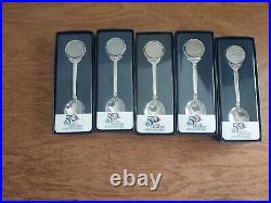 U. S. Mint 50 State Quarters Collector Spoons Complete Set 1999-2008