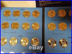 Ultimate Presidential Gold Dollar Complete 156 Coin Set P&D Mint Vol 1&2 Pos A&B
