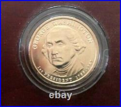 Unc Complete Set of Presidential Dollars -513 coins & box Danbury Mint