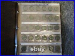 Us Jefferson 5 Cent Nickel Complete Set (1938-1973) 88 Coins Harco Album