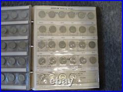 Us Jefferson 5 Cent Nickel Complete Set (1938-1973) 88 Coins Harco Album