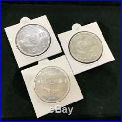 V. RARE Silver complete set! The martyrs of Egypt 2018! 25, 50 &100 Pounds UNC