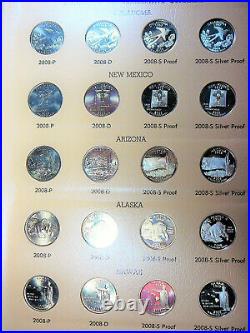 Washington 2004 2008 Complete State Quarter Set P-D-S-S Unc Proof Silver