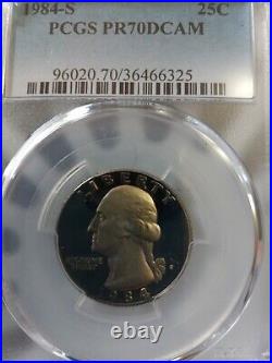 Washington Quarters Complete Basic Set Proof 1965-1998 Total Of 41 Pcgs Coins