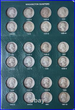 Washington Quarters Complete Set Including Proof Only Issues 1932-1998 + SILVER