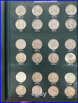 Washington Quarters Complete Set Including Proof Only Issues 1932-1998 + SILVER