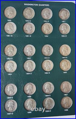 Washington Quarters Complete Set Including Proof Only Issues 1932-1998 + SILVER