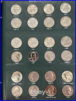 Washington Quarters Complete Set Including Proof Only Issues 1932-1998 + SILVER