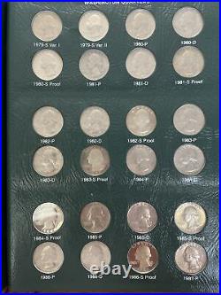 Washington Quarters Complete Set Including Proof Only Issues 1932-1998 + SILVER