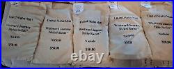 Westward Journey Nickels 1000ct $50 Mint sealed Canvas Bags COMPLETE SET 10 Bags