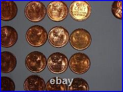 Wheat penny lot 1941-1958 RED BU PDS COMPLETE SET RED CH UNC LINCOLN CENT'S