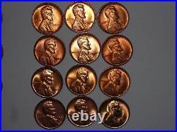 Wheat penny lot 1941-1958 RED BU PDS COMPLETE SET RED CH UNC LINCOLN CENT'S