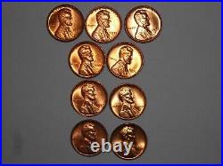 Wheat penny lot 1941-1958 RED BU PDS COMPLETE SET RED CH UNC LINCOLN CENT'S