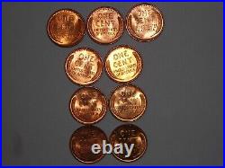 Wheat penny lot 1941-1958 RED BU PDS COMPLETE SET RED CH UNC LINCOLN CENT'S