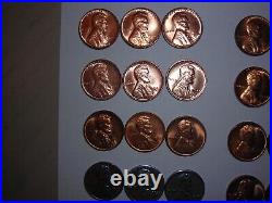 Wheat penny lot 1941-1958 RED CH BU PDS COMPLETE SET RED CH UNC LINCOLN CENT'S