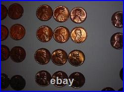 Wheat penny lot 1941-1958 RED CH BU PDS COMPLETE SET RED CH UNC LINCOLN CENT'S