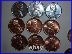 Wheat penny lot 1941-1958 RED CH BU PDS COMPLETE SET RED CH UNC LINCOLN CENT'S