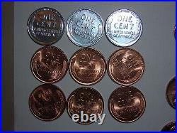 Wheat penny lot 1941-1958 RED CH BU PDS COMPLETE SET RED CH UNC LINCOLN CENT'S