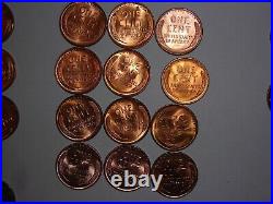 Wheat penny lot 1941-1958 RED CH BU PDS COMPLETE SET RED CH UNC LINCOLN CENT'S