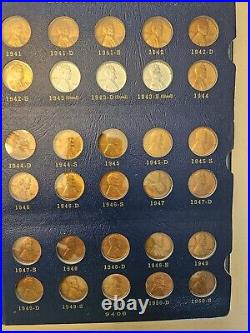 Wheat penny lot 1941-1967 RED AU/CH BU PDS COMPLETE SET RED CH UNC LINCOLN CENT